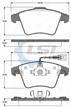 Load image into Gallery viewer, Front Bendix Brake Pads and Disc Rotors for Volkswagen Caravelle T5 2006-16