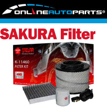 Load image into Gallery viewer, Oil Air Fuel Cabin Filter Service Kit for Hilux TGN16 4cyl 2.7L 2TR-FE 2005~15