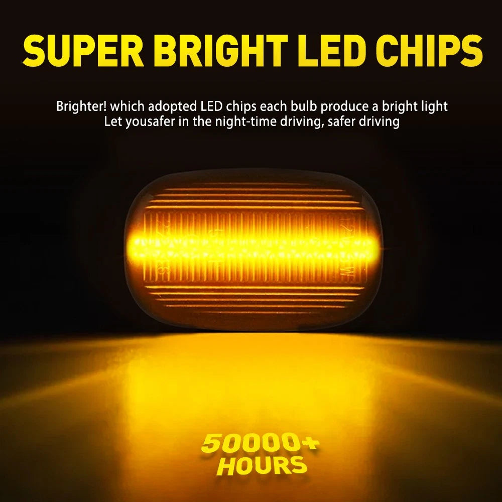 For Hilux 2004-2012 Corolla LED Dynamic Side Marker Light Indicator 81730-02040.