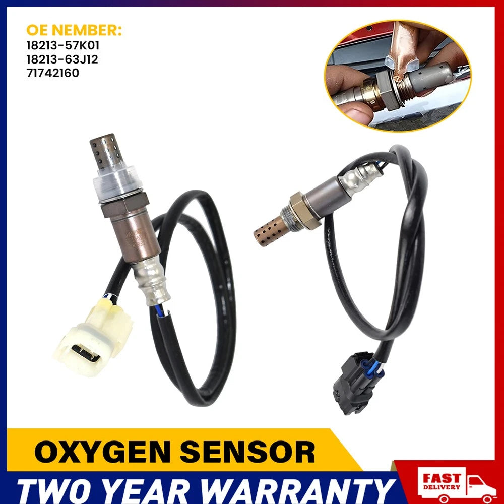 18213-57K01 FRONT+REAR Oxygen Sensors KIT FOR SUZUKI Swift RS415 1.5L M15A 2004