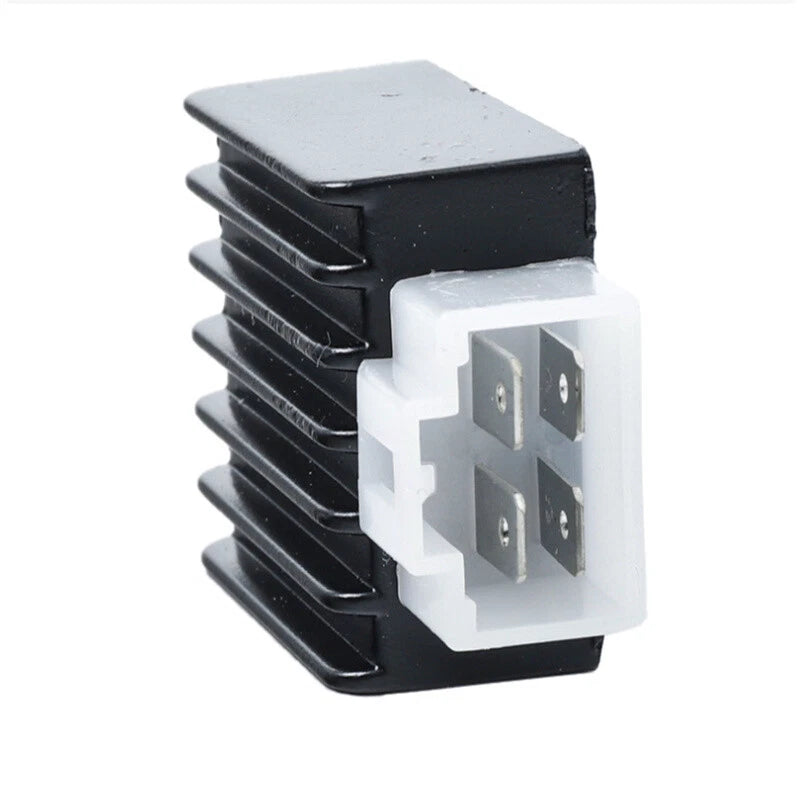 Black Rectifier Regulator 12V 4 Pin 2-Stroke for CPI Keeway AGM Baotian Benzhou