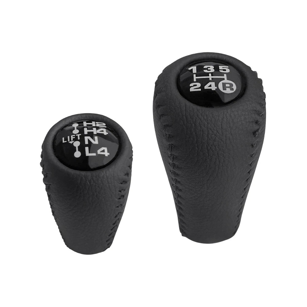 4X LEATHER SHIFT KNOB FOR TOYOTA LANDCRUISER 70 SERIES UPGRADE TO SUIT 76/78