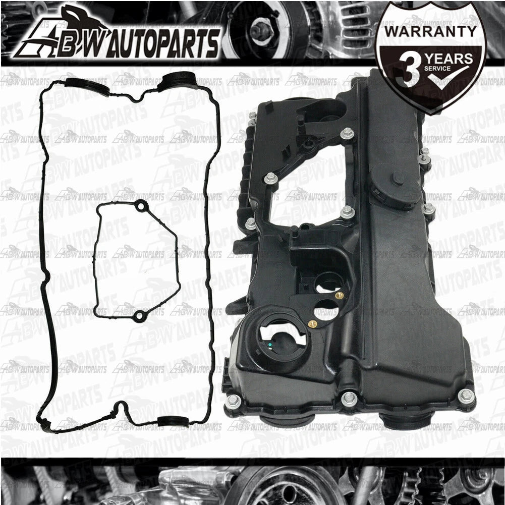 Engine Valve Rocker Cover w/ Gasket for BMW 118i 120i 318i 320i X1 18i N46 2.0L