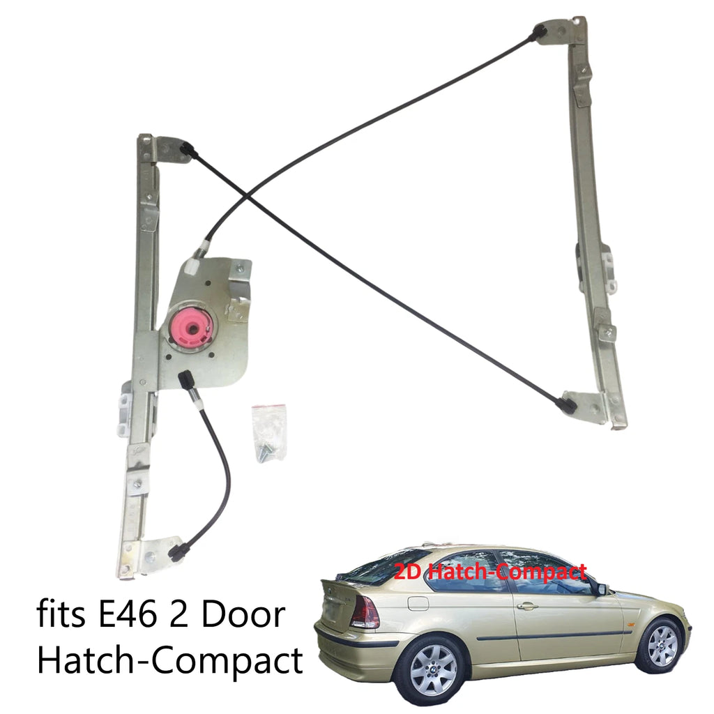 Front Right Window Regulator W/o Motor for BMW 3 Series E46 2-Door Compact 99-05