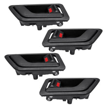 Load image into Gallery viewer, 4X Left Right Side Inner Door Handle Black For Hyundai Getz Hatchback 2005-2011