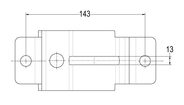 Jockey Wheel Bracket Trailer Jockey Wheel Clamp 2 holes 350kg Bolt or Weld-On