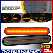 Load image into Gallery viewer, 8X 100LED Waterproof 12V Rear Stop Brake Turn Tail Lights Truck Trailer NEWA