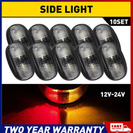 10x LED CLEARANCE LIGHT SIDE MARKER LAMP RED AMBER TRAILER TRUCK CARAVAN VOLT