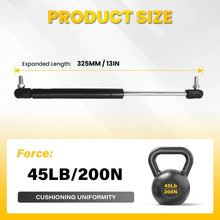Load image into Gallery viewer, 300mm 200N Gas Struts 8mm Shaft Pair for Caravans, Canopies &amp; Trailers