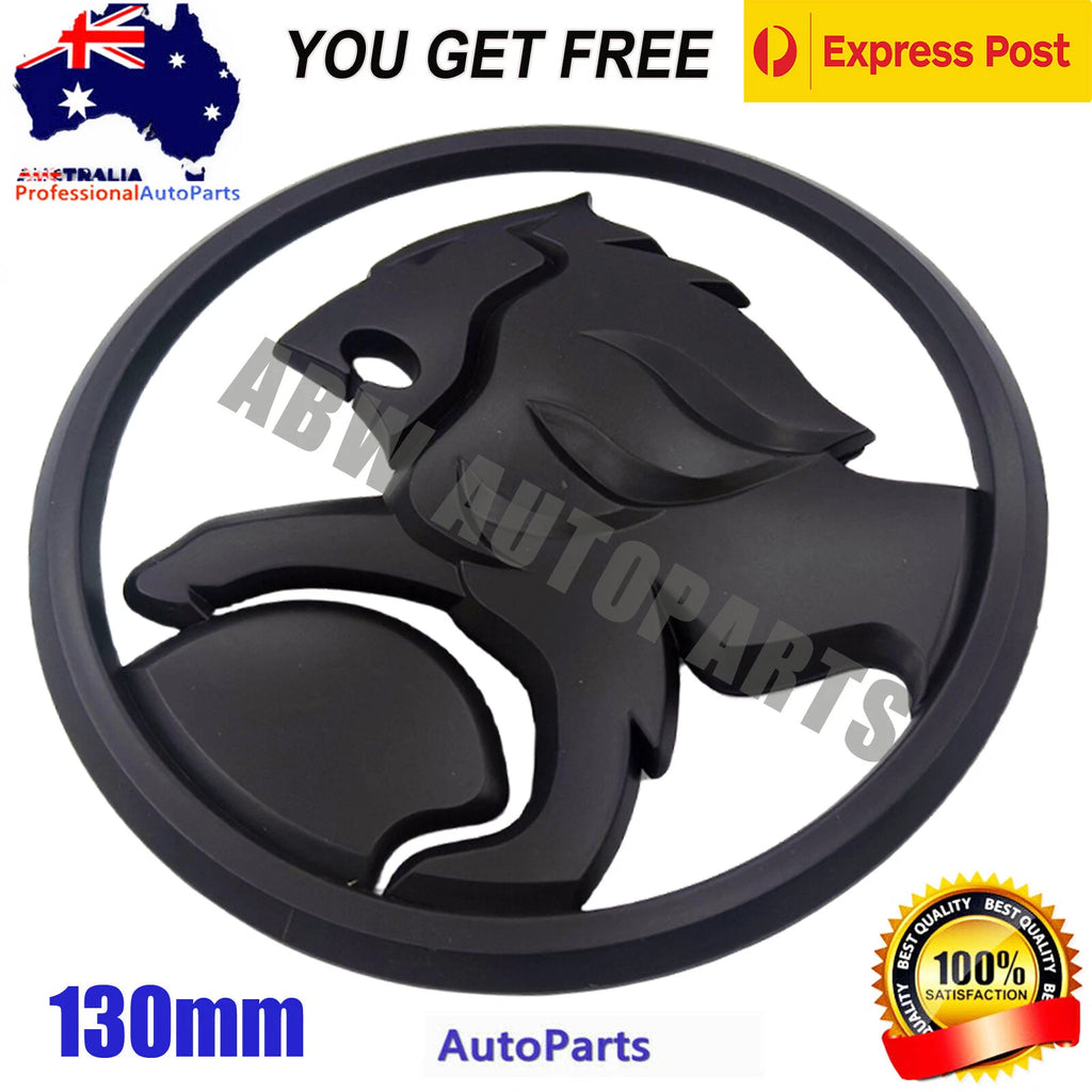 Holden Commodore VE VF SS SV6 Matte Black Lion Badge Front Grille - SIZE: 130MM