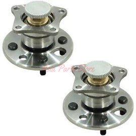 Pair of rear wheel bearing hub assemblies with 140mm ABS flange for Toyota Corolla AE102 AE112