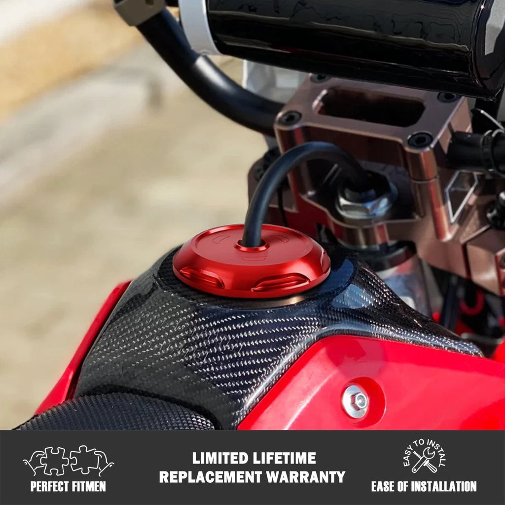 Anodized Red CNC BILLET Aluminum Gas Cap For Honda CRF110F CRF125 2019-2013 ST