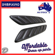 Load image into Gallery viewer, MATT BLACK BONNET VENTS FOR HOLDEN COMMODORE VF S / SS / SSV / SV6 / REDLINE