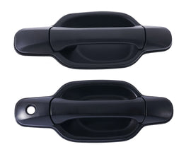2pc FRONT LEFT & RIGHT Outer Door Handle Black for Isuzu D-Max 06-12 Holden RA/C