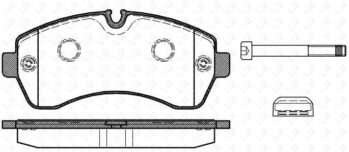 Genuine Roadhouse European Brake Pads Front [ 1243 00 ] DB1974
