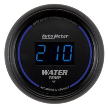 Load image into Gallery viewer, Autometer Cobalt Digital 2-1/16in Water Temp Gauge 0-340F Electric AU6937