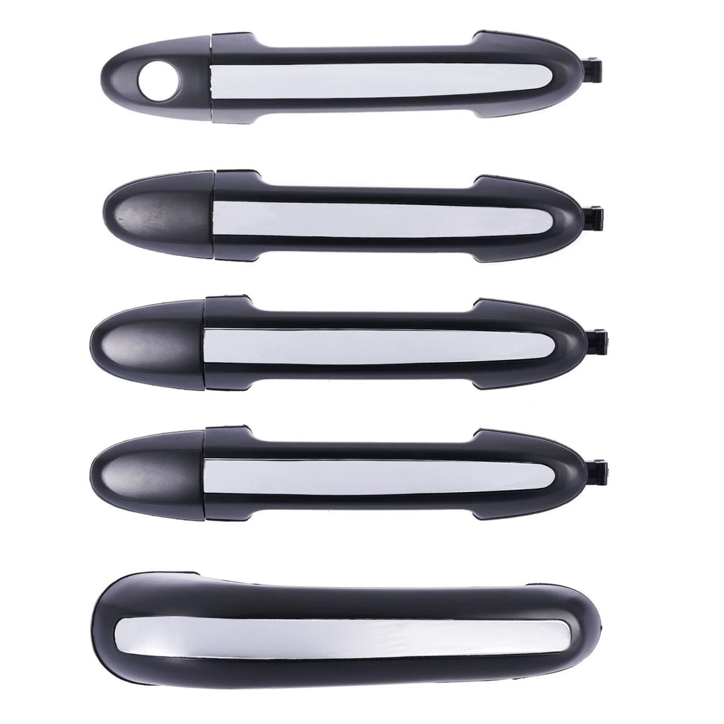 5pc Front Rear Right Left & Tailgate Outer Door Handle For Hyundai Santa Fe CM