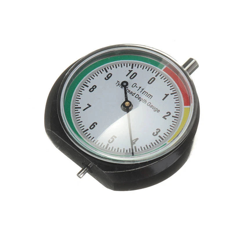 1x 0-11mm Tyre Tread Depth Gauge Measuring Tool Car Van Trucks Scooter Motorbike