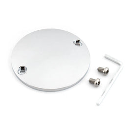 Ignition Timing Points Cover 2 Holes for Harley Big Twin 70-99 Sportster Chrome