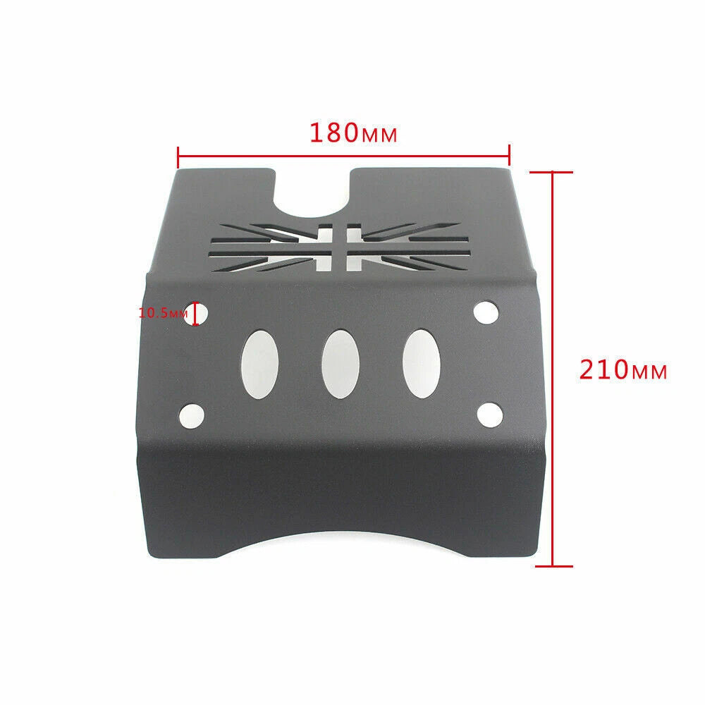 Black Skid Plate Engine Guard Protector Cover For Triumph Bonneville Bobber T120