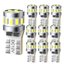 Load image into Gallery viewer, AUXITO 10x T10 18-LED White Car Interior Light Parker Bulb Wedge Globe 6500K