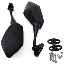 Load image into Gallery viewer, 2x Carbon Black Side Rearview Mirrors For Honda CBR1000RR 2004-07 CBR600RR 03-19