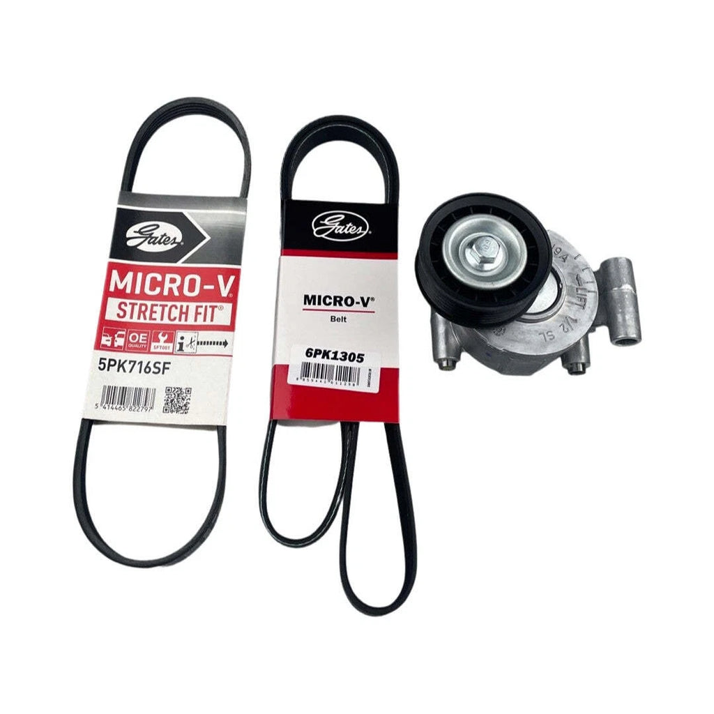 Engine Drive Belt Tensioner Kit For Mazda 3 LFDE