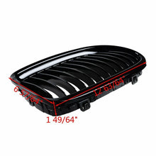 Load image into Gallery viewer, For BMW E90 E91 LCI Sedan 09-11 Front Kidney Grille Grill 323i 325i Gloss Black