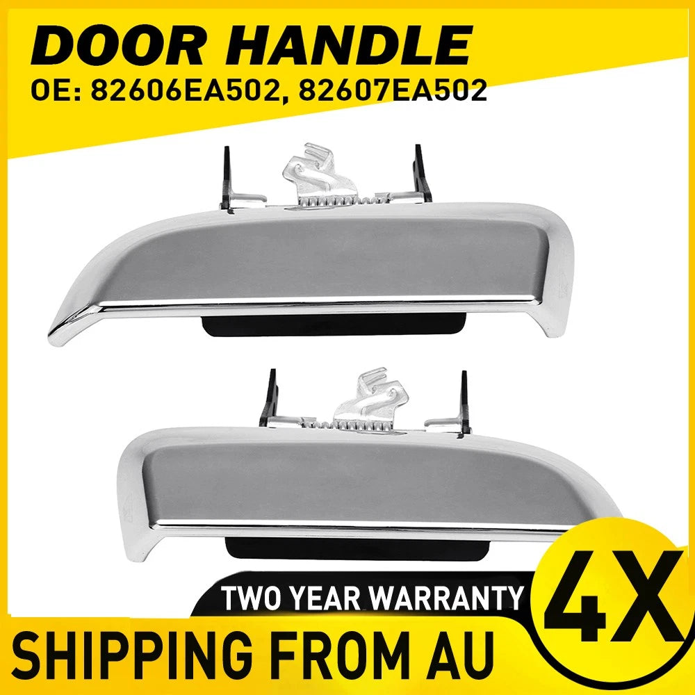 4x For Pathfinder R51 2005-13 Chrome 82606EA502 Rear Right Outer DoorHandle