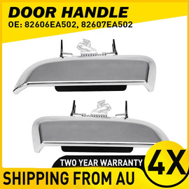 4x For Pathfinder R51 2005-13 Chrome 82606EA502 Rear Right Outer DoorHandle