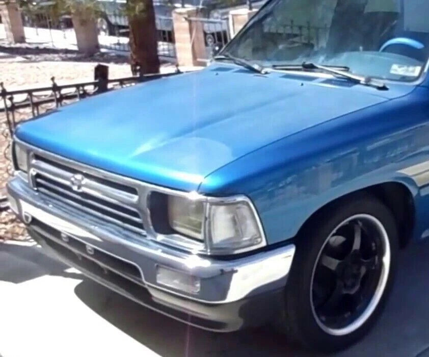 *CHROME* FRONT BAR + APRON + GRILLE SUIT TOYOTA HILUX RN/LN/YN85 2WD 1991 -1997