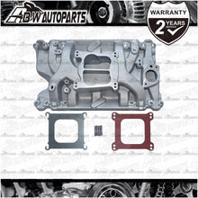 Load image into Gallery viewer, HOLDEN 253 - 308 CARBURETTOR MANIFOLD 4 BARREL DUAL PLANE NATURAL ( 2194 )