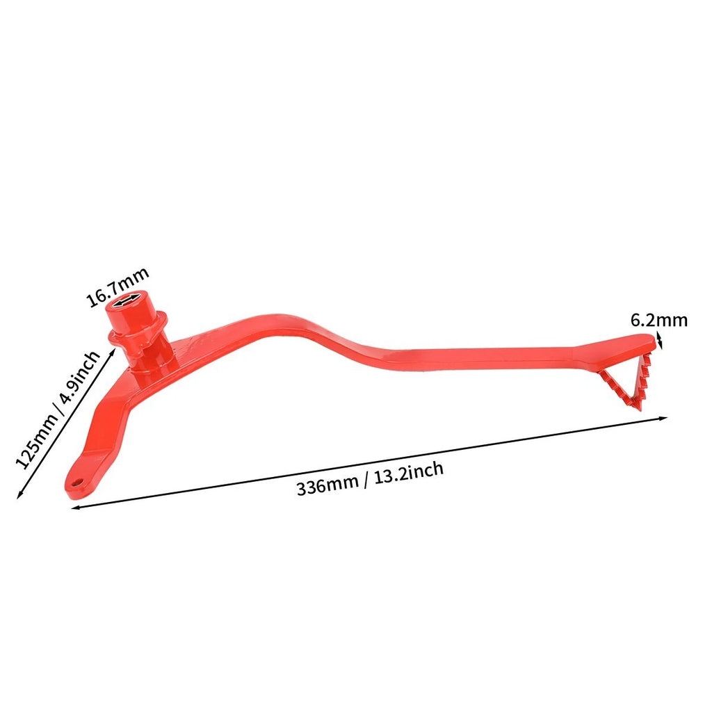 Red Steel Extended Rear Brake Pedal Lever Arm Brakes for Honda CRF110 2013-2023