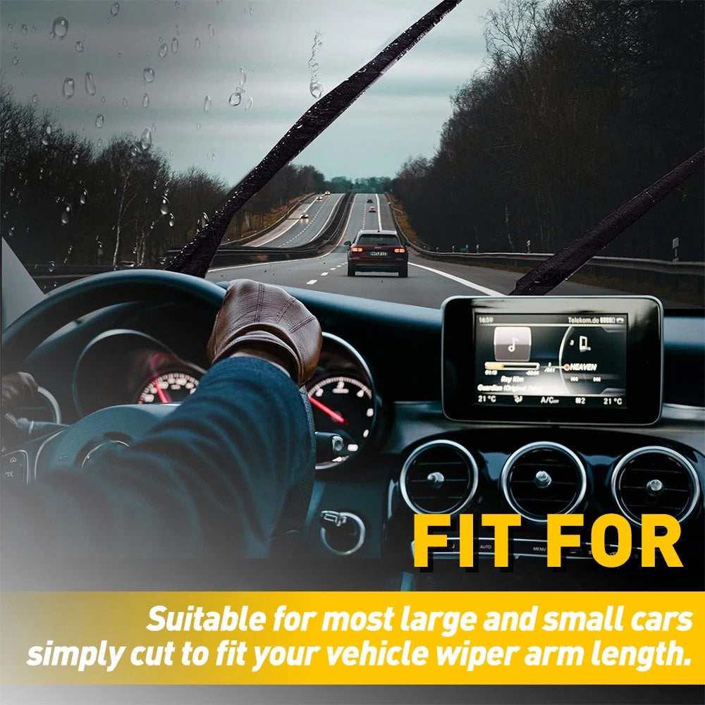 Sale 20x Auto Car Bus Windshield Frameless Blade Wiper Rubber Refill 24inch 6mm