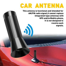 Load image into Gallery viewer, 1.4" Black Carbon Fiber Aluminum Car AM/FM Radio Car Short Antenna Stubby Screw