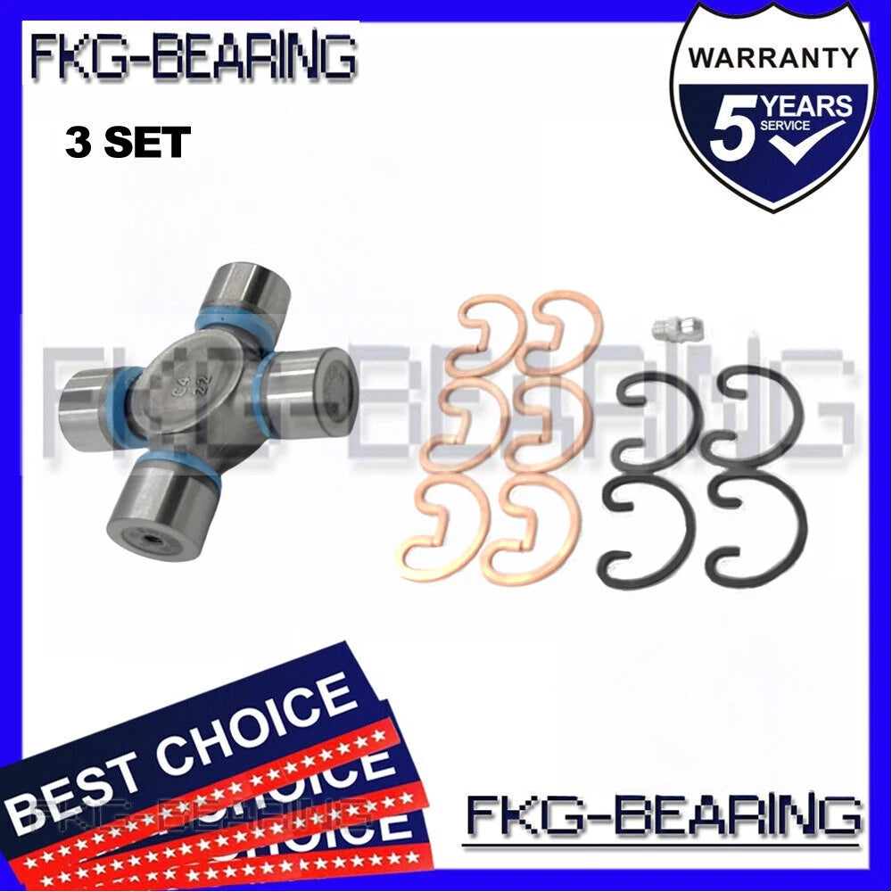 3x Rear Universal Joint for Mazda BT50 UN RWD 4WD 11/2006 -2011 Driveshaft Uni