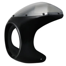 Load image into Gallery viewer, 7inch Black Universal Motorcycle Headlight Fairing Retro Cafe Racer Windshield A