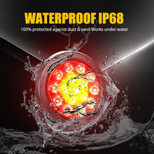 Load image into Gallery viewer, 2X Round Univerasl Trailer tail lights LED Stop Kit Boat Truck Lamp Waterproof