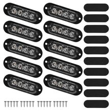 Load image into Gallery viewer, 10-100X Red Amber LED Clearance Lights Indicator Side Marker Lamp Caravan Lorry