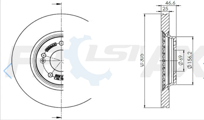Front Brake Pads and Disc Rotor set for Hyundai Tucson TL TLE 1.6L 2.0L 15-2021