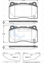 Load image into Gallery viewer, Front High Temp Brake Pad and 355mm Disc Rotors for Commodore VE VF SS Redline