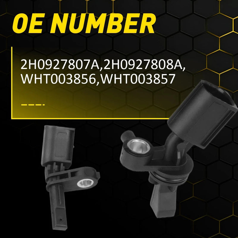 4PCS ABS Wheel Speed Sensors Front & Rear for VW Amarok 2010-2021 12V