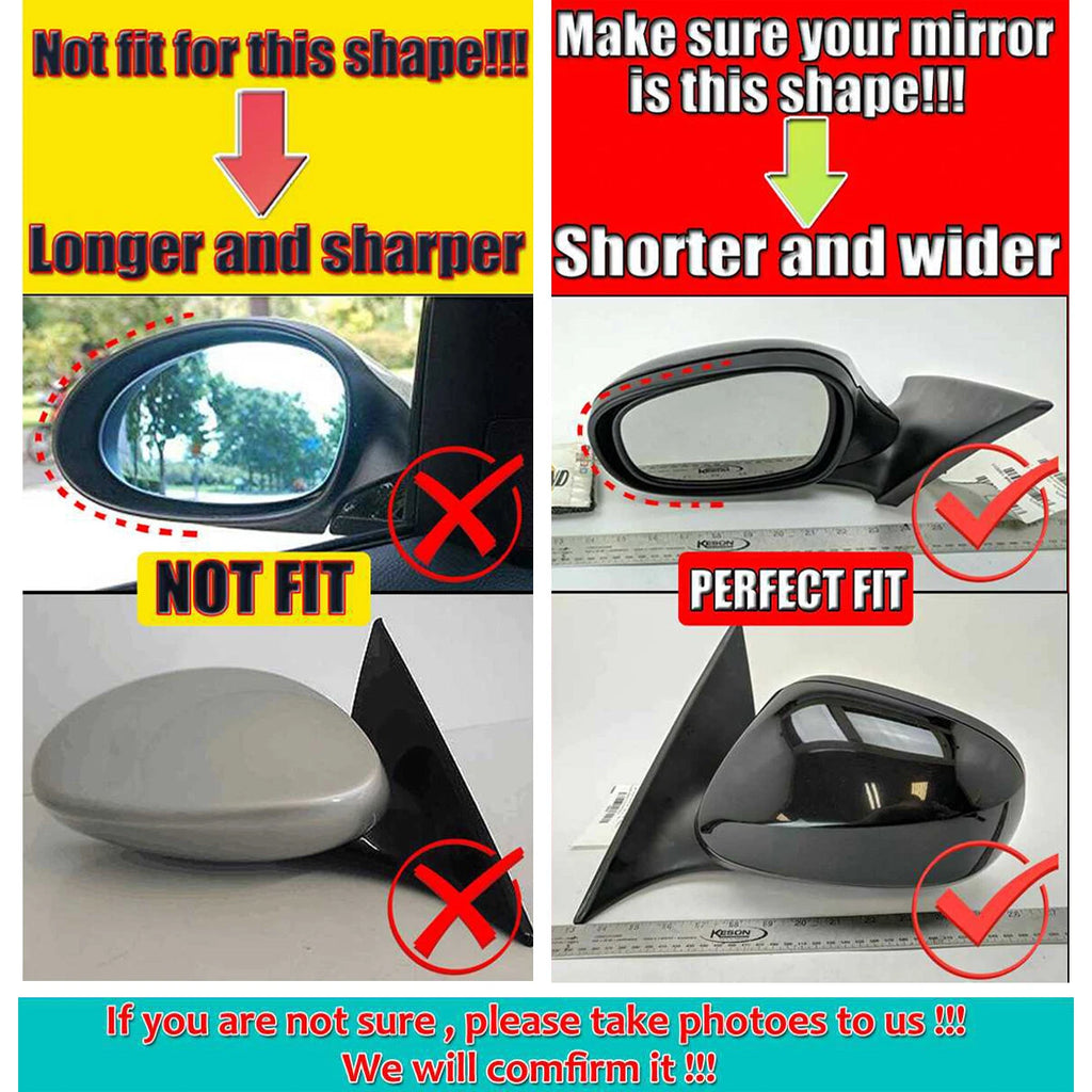 For BMW E90 E91 E92 E93 LCI 08-13 Wing Mirror Cover Cap 51167205291 51167205292