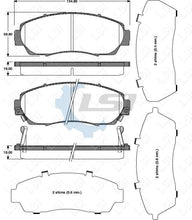 Load image into Gallery viewer, Front Brake Pads and Disc Rotors Set for Honda CRV 2.0 2.4L 2.2D 2005 - 08