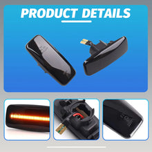 Load image into Gallery viewer, For Nissan Patrol Y61/GU 2004-2016 Smoked Amber Sequential Side Indicators Light