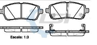 Front Brake Pads and Disc Rotors Set for Ford Fiesta WZ 1.5 2013-18
