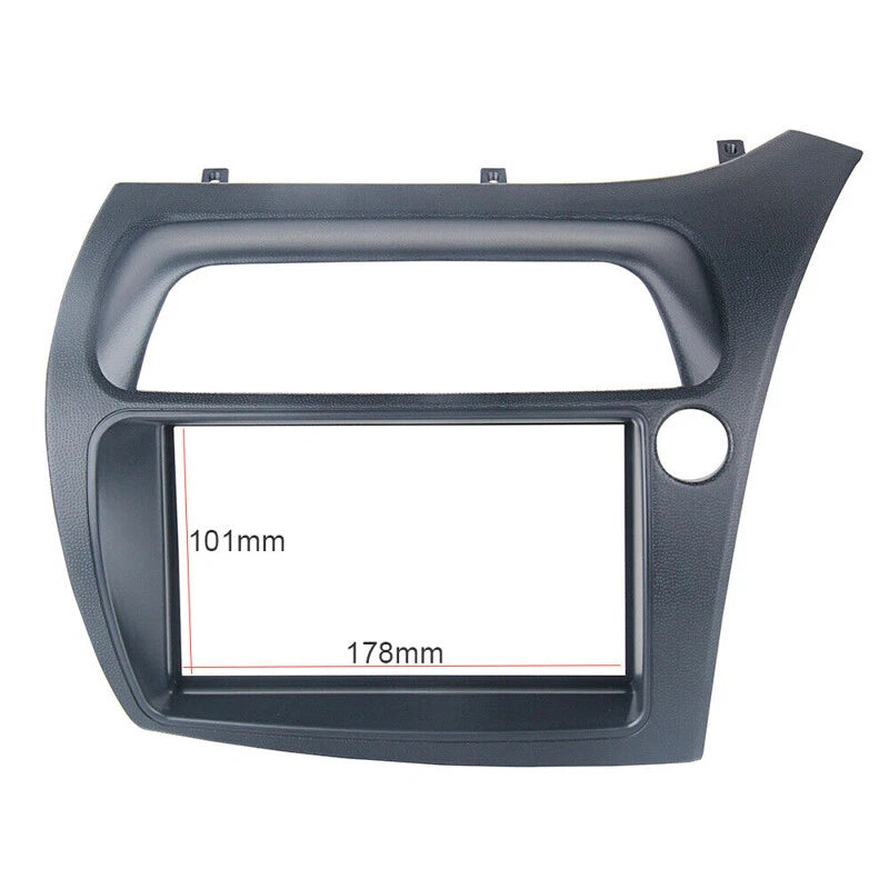 Car Radio Facia Panel Double 2 Din Dash Trim Fascia Kit for Honda CIVIC 2006-11