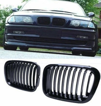 Load image into Gallery viewer, Gloss Black Front Bumper Kidney Grille for BMW 3 Series E46 4 Door 1998-2001 ST