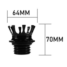 Load image into Gallery viewer, Black CNC Motorcycle Fuel Tank Gas Cap for Harley Sportster Dyna Touring Softail