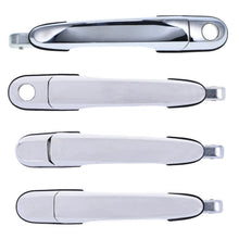 Load image into Gallery viewer, 4pc FRONT REAR Left + Right Outer Door Handle Chrome for Hyundai Tucson JM 04-10